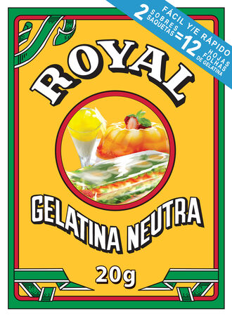 Gelatina neutra Royal 20g