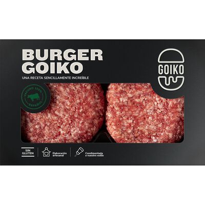 Burguer meat vacuno Goiko 2 unidades 190g