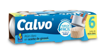 Atún claro en aceite de girasol Calvo pack 6