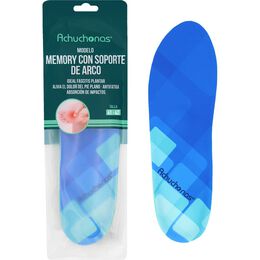 Plantilla memory Achuchonas con soporte de arco 41-42