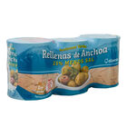Aceitunas rellenas anchoa Alipende pack 3