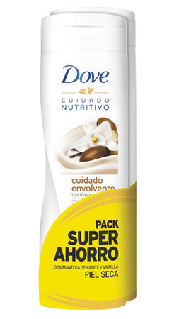 Body milk Dove 400ml 2 unidades karité