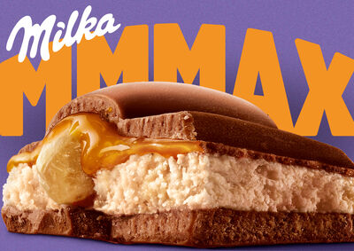 Chocolate con leche, caramelo y avellanas Milka 300g