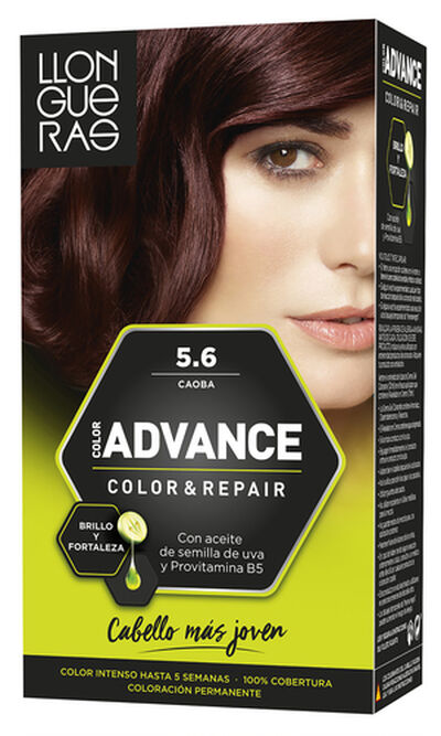 Tinte de cabello Llongueras Color Advance nº 5.6 caoba