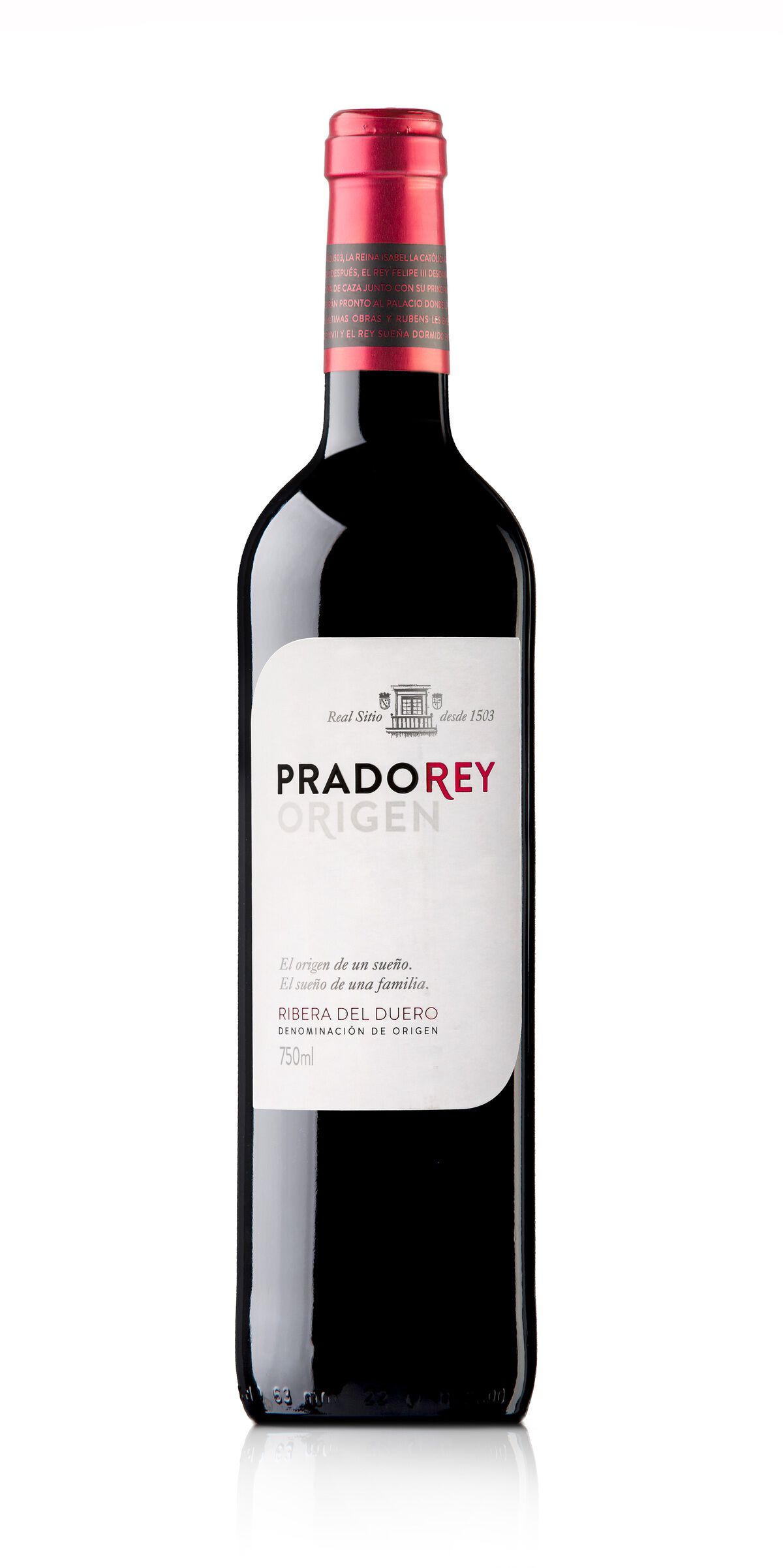 Vino tinto DO Ribera del Duero Prado Rey roble