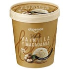 Helado sabor vainilla macadamia Alipende 500ml