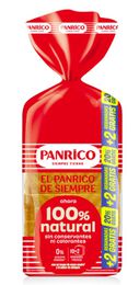 Pan Molde Panrico 410g+20% 100% Natural