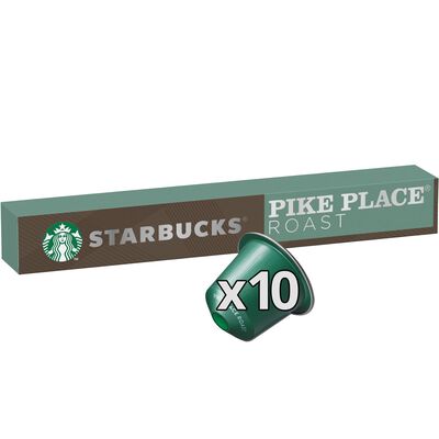 Café Espresso Roast Intensidad 11 Starbucks Nespresso 10 Cápsulas