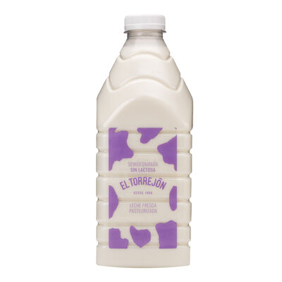 Leche fresca sin lactosa El Torrej&oacute;n 1,5l semidesnatada