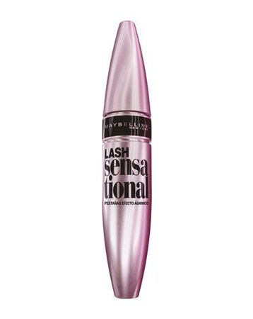 M&aacute;scara de pesta&ntilde;as Maybelline lash sensational intense black pearl efecto abanico