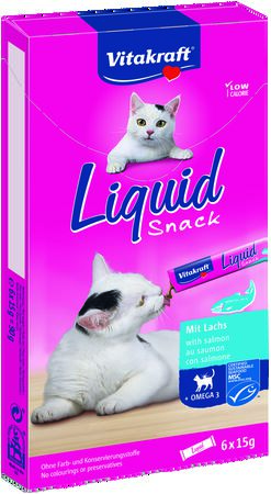 Snack gato Vitakraft líquido 6 unidades