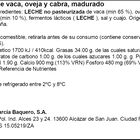 Queso García Baquero La Cava Barus 4 Kg