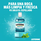 Ejuague bucal sin alcohol Listerine 250 ml mentol