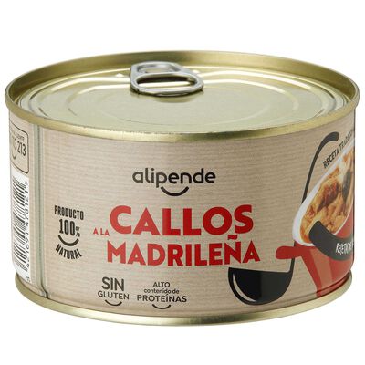 Callos Alipende 380g a la madrileña receta tradicional
