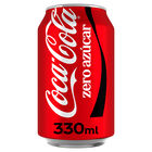 Refresco cola Coca-Cola lata 33cl zero az&uacute;car