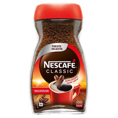 Café soluble descafeinado Nescafé 200g mezcla