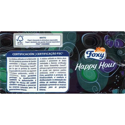Servilleta Foxy Happy Hour 50 unidades