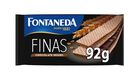 Galleta barquillo de chocolate negro Fontaneda 92g