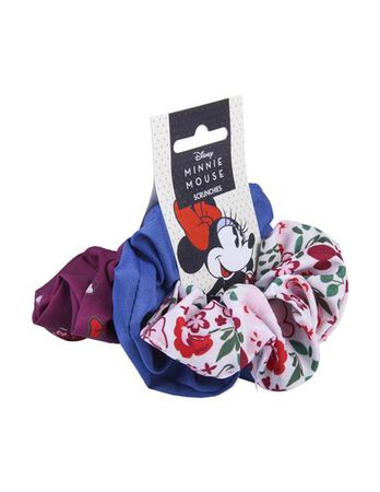 Coletero tela Minnie 3 unidades granate