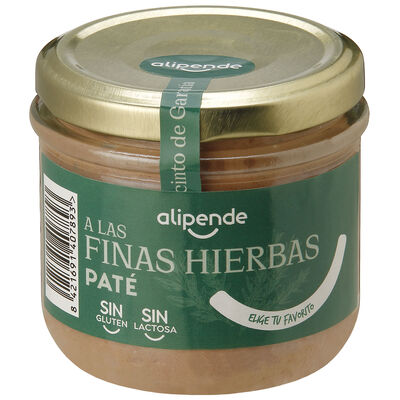 Pat&eacute; a las finas hierbas Alipende 160g