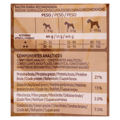 Pienso perro Ultima razas mini senior 1,5kg