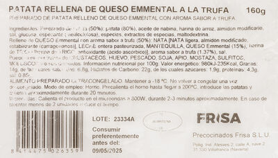 Patata rellena a la trufa Frisa 2uds