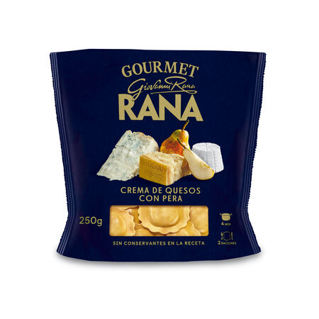Pasta fresca gourmet Rana 250g relleno de crema de quesos con pera