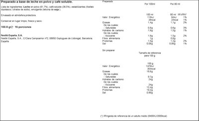 Caf&eacute; cortado macchiato nescaf&eacute; Dolce Gusto 16 c&aacute;psulas