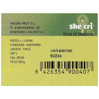 Kiwi bandeja de 500g Shecri