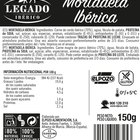Mortadela ibérica en lonchas finas Legado Ibérico 150g