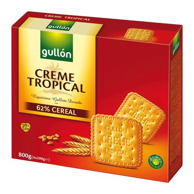 Galleta Gull&oacute;n 800g creme tropical