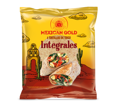 Tortilla de trigo integral Mexican Gold 320g