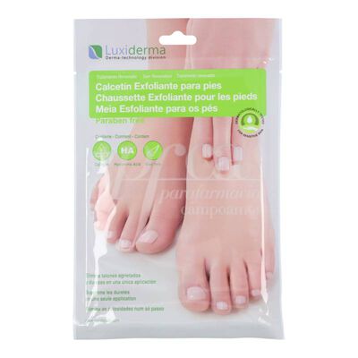 Calcetín exfoliante piel Luxiderma 2 uds