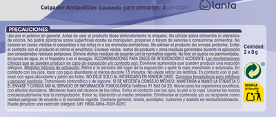 Colgador antipolillas Lanta pack-2 lavanda