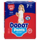 Pañales braga Dodot Pants talla 7 +17kg 23 uds