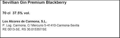 Ginebra Puerto de Indias 70cl blackberry