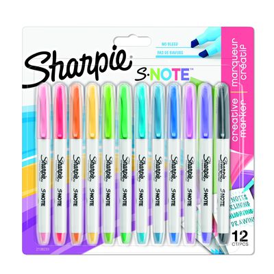 Rotulador  S.Note Sharpie 12 unidades Colores