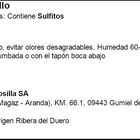 Vino tinto DO Ribera del Duero Prado Rey roble
