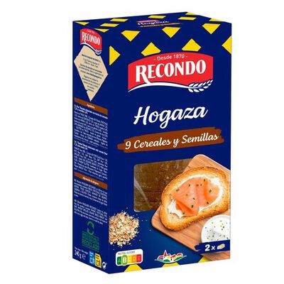Hogaza de pan Recondo 240g 9 cereales y semillas
