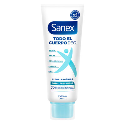 Desodorante crema corporal total freshness Sanex 75 ml