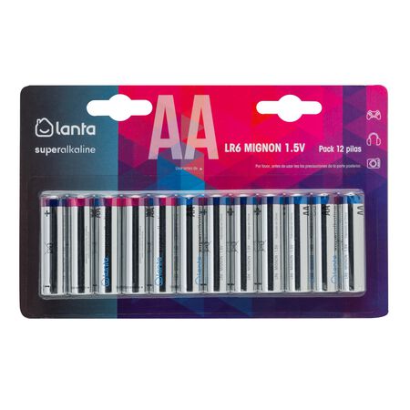 Pila superalcalina Lanta lR6AA 12 uds