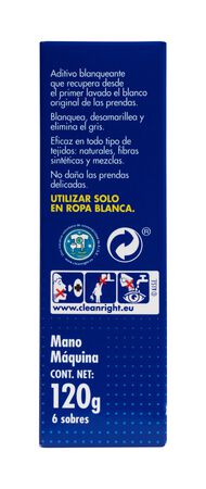 Detergente Blanco Nuclear 6 uds para lavar a mano o a maquina