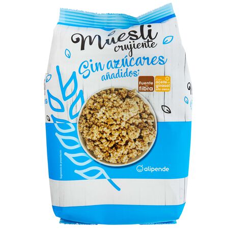 Muesli crujiente sin azúcar añadido Alipende 500g