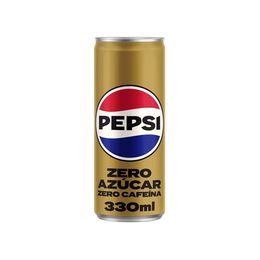 Refresco Pepsi zero lata 33cl sin cafeína