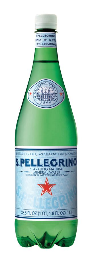 Agua con gas San Pellegrino 1l