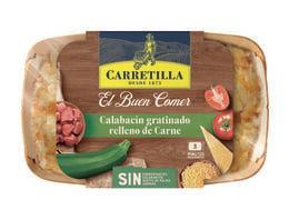 Calabacin Relleno con Carne 350 Gr