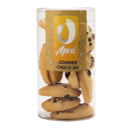 Galletas cookies con chocolate sin azúcar Apai 165g