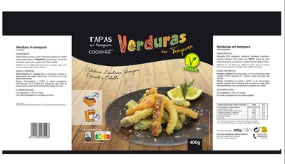 Verduras en tempura Cocinarte 400g