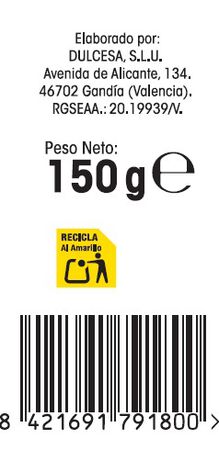 Mini croissants Alipende 150g con medio baño cacao