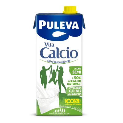 Leche Puleva calcio 1l semidesnatada